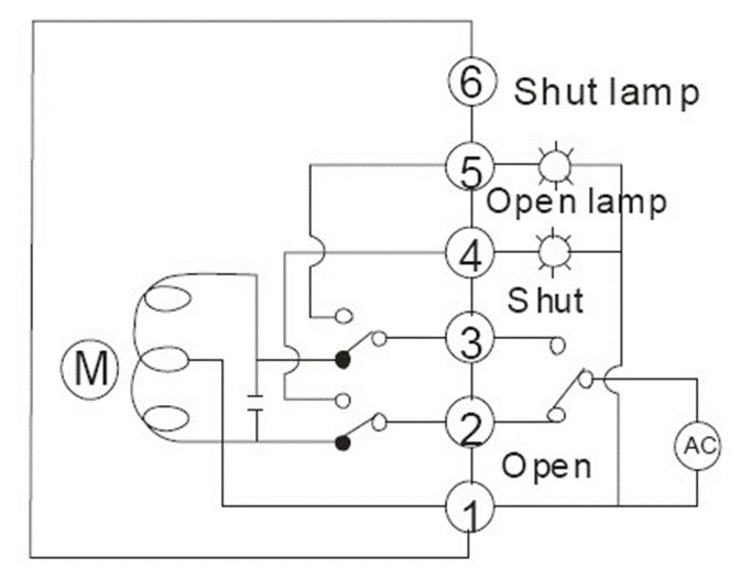 常見的電動(dòng)蝶閥接線圖